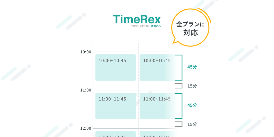 日程候補の表示間隔変更機能が